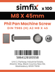 Simfix product label - 7985A208045-T
