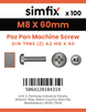 Simfix product label - 7985A208060Z-T