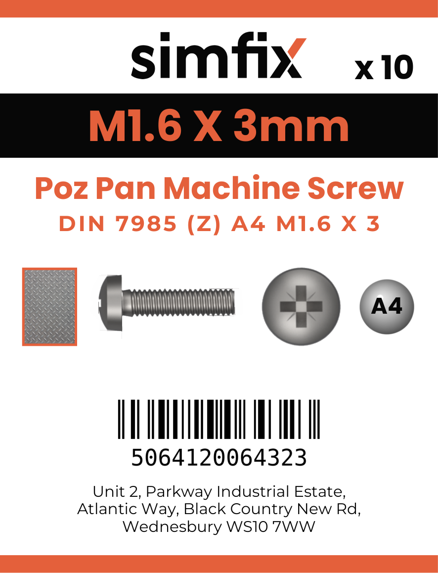 Simfix product label - 7985A4016003Z-D