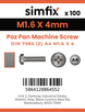 Simfix product label - 7985A4016004Z-T