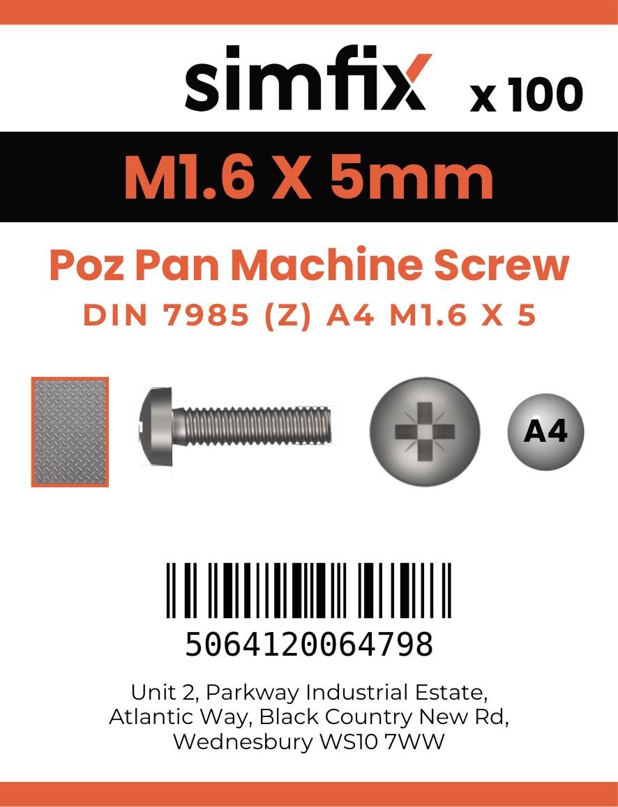 Simfix product label - 7985A4016005Z-T