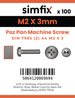 Simfix product label - 7985A402003Z-T