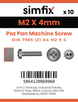 Simfix product label - 7985A402004Z-D