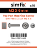 Simfix product label - 7985A402006Z-D