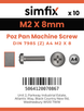 Simfix product label - 7985A402008Z-D