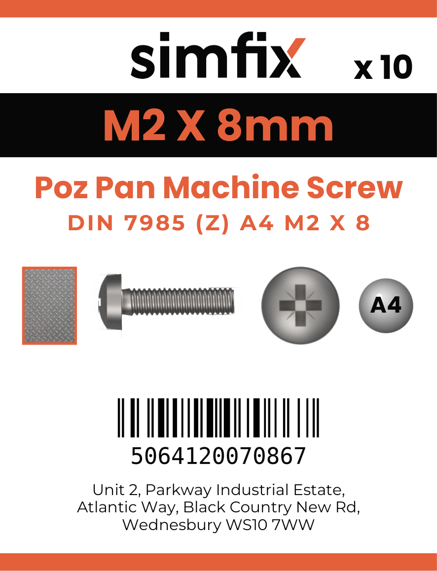 Simfix product label - 7985A402008Z-D