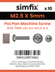 Simfix product label - 7985A4025005Z-D