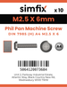 Simfix product label - 7985A4025006-D