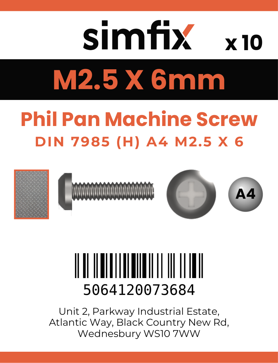 Simfix product label - 7985A4025006-D