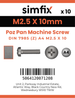 Simfix product label - 7985A4025010Z-D