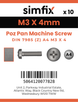 Simfix product label - 7985A403004Z-D