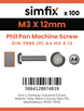 Simfix product label - 7985A403012-T