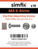 Simfix product label - 7985A404004Z-D