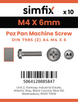 Simfix product label - 7985A404006Z-D