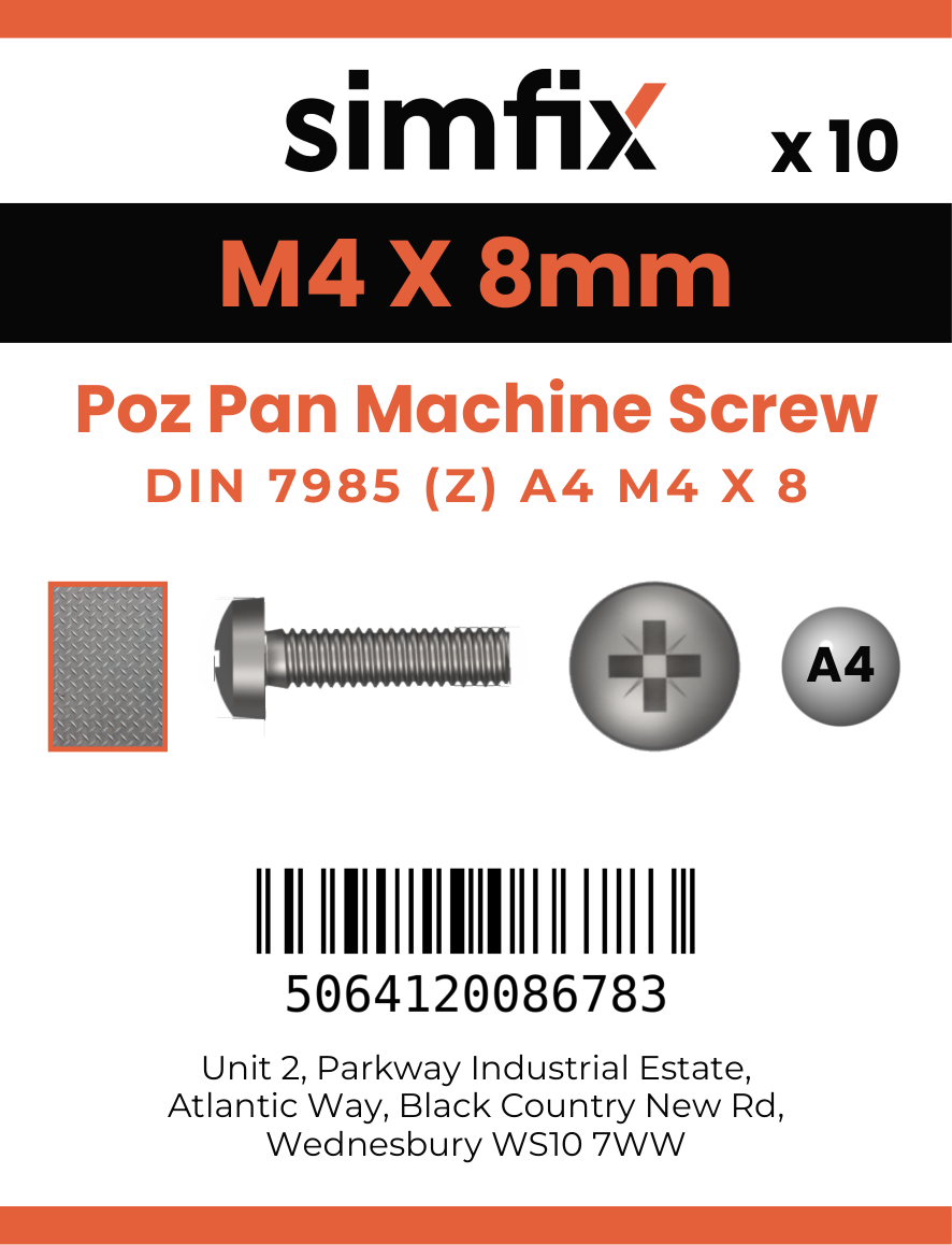 Simfix product label - 7985A404008Z-D