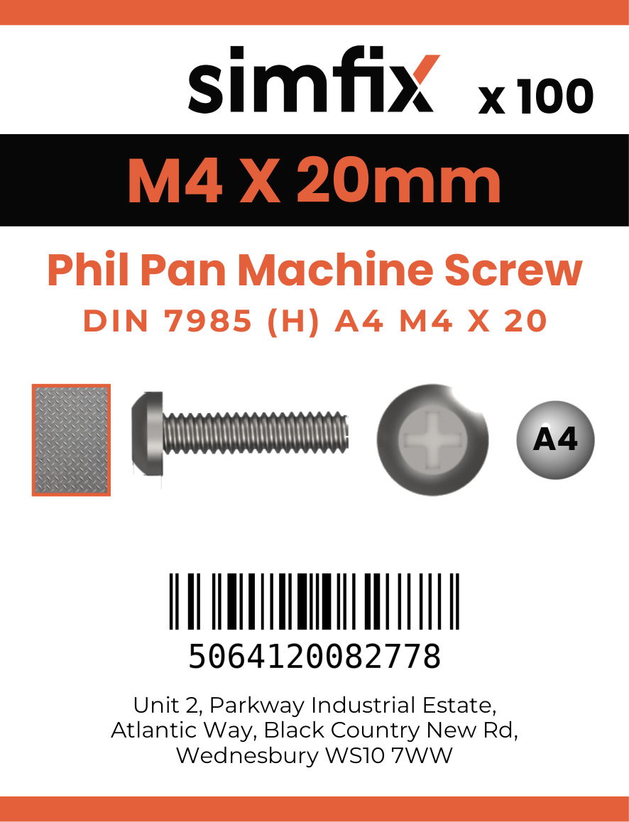 Simfix product label - 7985A404020-T