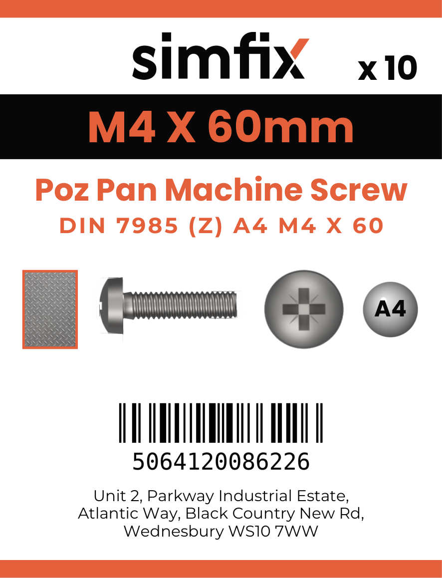 Simfix product label - 7985A404060Z-D