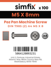 Simfix product label - 7985A405008Z-T
