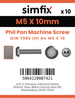 Simfix product label - 7985A405010-D