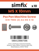 Simfix product label - 7985A405010Z-D
