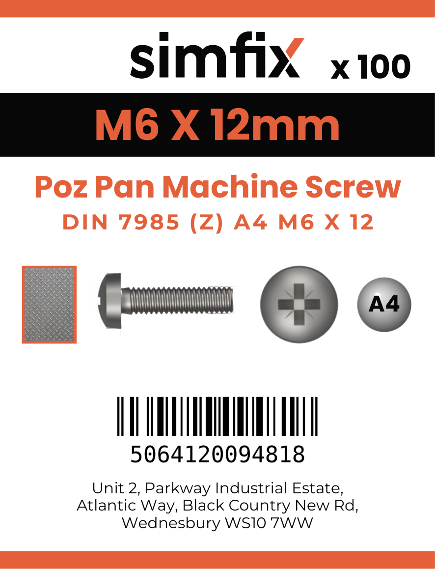 Simfix product label - 7985A406012Z-T