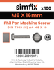 Simfix product label - 7985A406016-T