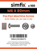 Simfix product label - 7985A406080Z-T
