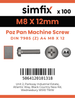 Simfix product label - 7985A408012Z-T