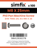 Simfix product label - 7985A408025-T