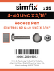 Simfix product label - 7985UA2440005-D