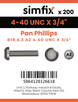 Simfix product label - 7985UA2440019-T