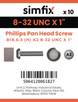 Simfix product label - 7985UA2N08025-D