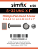 Simfix product label - 7985UA2N08025-T