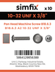 Simfix product label - 7985UFA2N10010-D