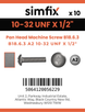 Simfix product label - 7985UFA2N10013-D