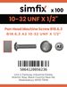 Simfix product label - 7985UFA2N10013-T