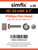 Simfix product label - 7985UFA2N10025-D