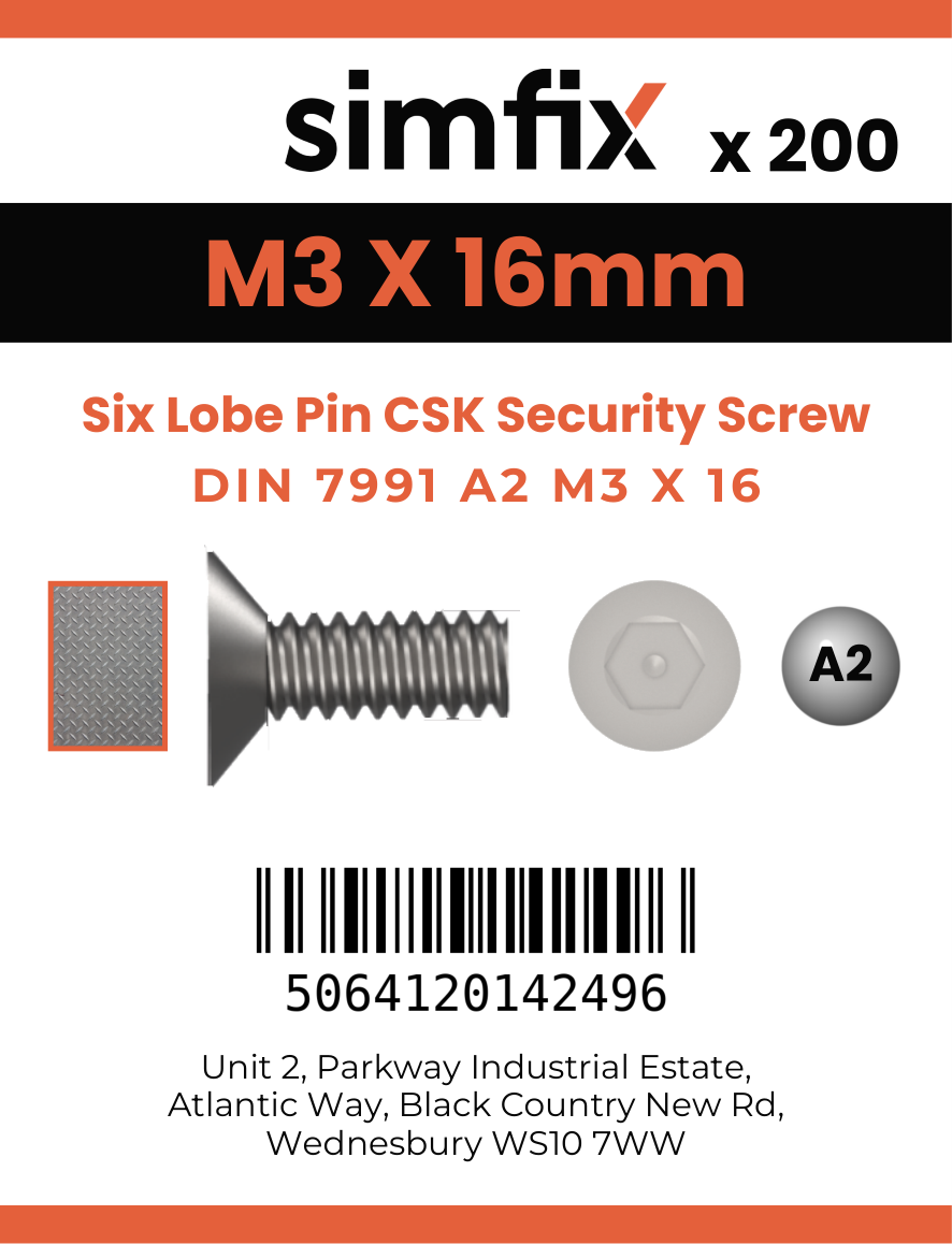 Simfix product label - 7991A203016TPIN-T