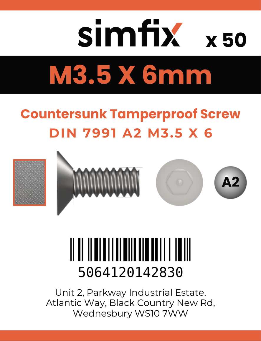 Simfix product label - 7991A2035006TPIN-T