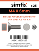 Simfix product label - 7991A204006TPIN-D