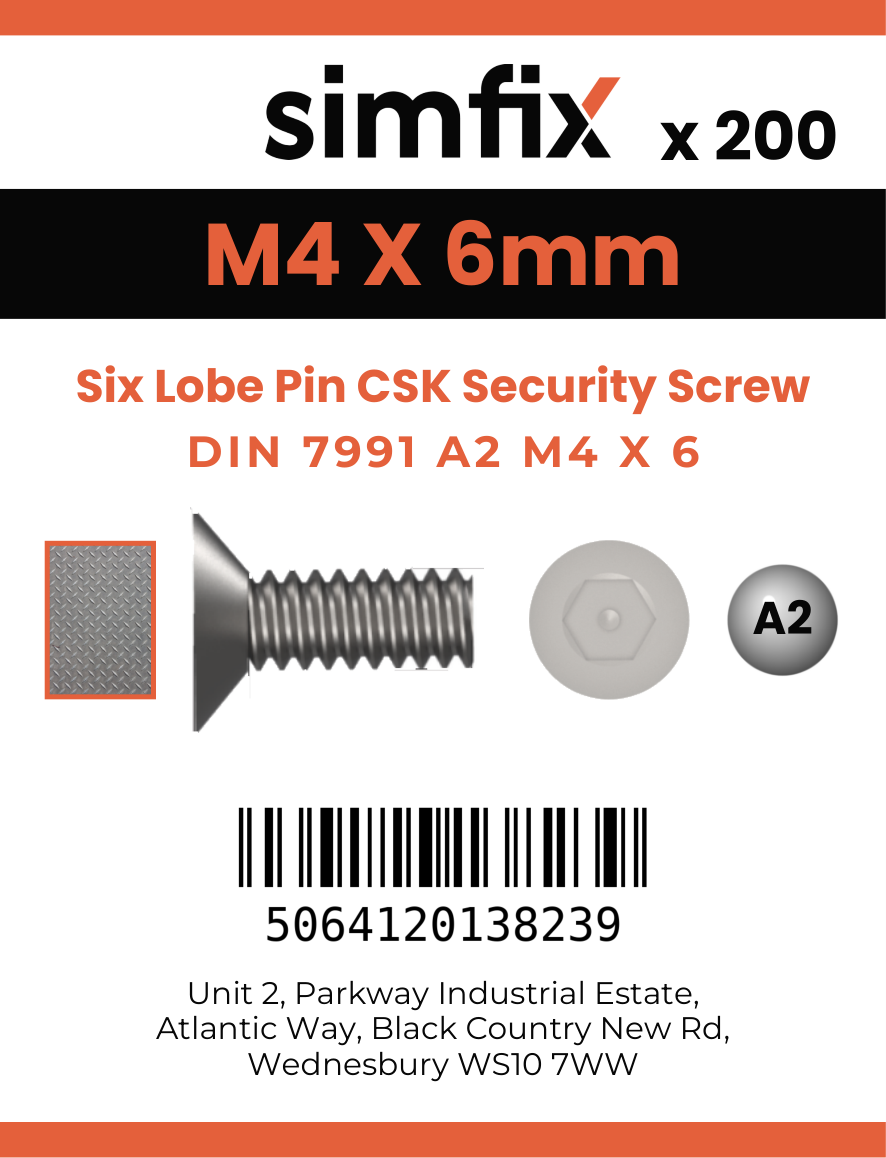 Simfix product label - 7991A204006TPIN-T