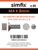 Simfix product label - 7991A204008TPIN-D