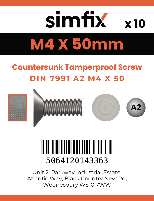 Simfix product label - 7991A204050TPIN-D
