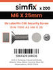 Simfix product label - 7991A206025TPIN-T