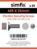 Simfix product label - 7991A208016PIN-D