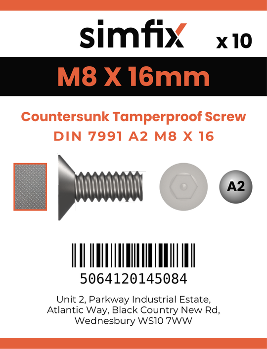Simfix product label - 7991A208016TPIN-D