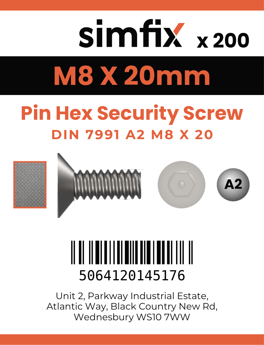 Simfix product label - 7991A208020PIN-T
