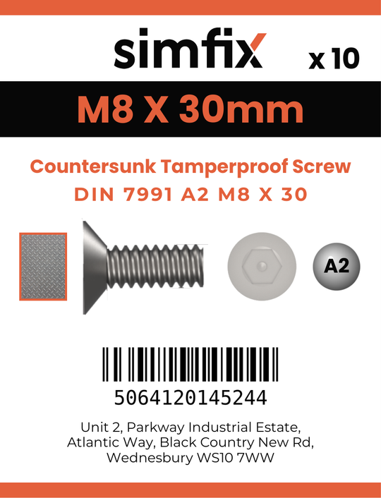 Simfix product label - 7991A208030TPIN-D