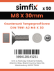 Simfix product label - 7991A208030TPIN-T