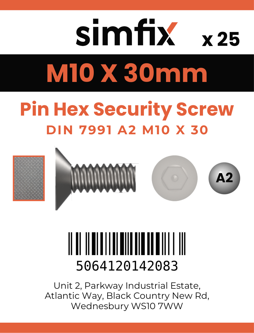 Simfix product label - 7991A210030PIN-D